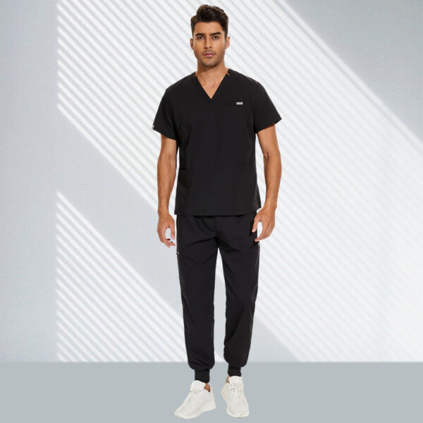 Men's Black Medical Scrub